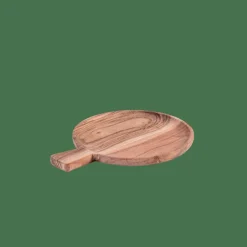 ACACIA CHIC Piatto Con Manico Naturale