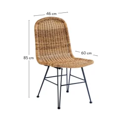 ACACIA Gambe A X Set Di 2 Naturale
