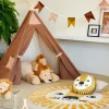 ADVENTURE Tenda Da Gioco Marrone