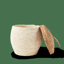 ALVIN Cesto Portatutto Con Coperchio Marrone, Naturale