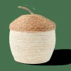 ALVIN Cesto Portatutto Con Coperchio Marrone, Naturale