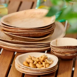 ARECA LEAF Ciotole Set Di 6 Naturale
