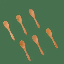 BAMBOO Cucchiaini Set Di 6 Naturale