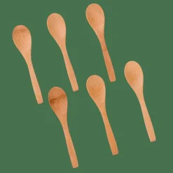 BAMBOO Cucchiaini Set Di 6 Naturale