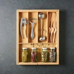 BAMBOO Org. Per Cassetto Allungabile Naturale