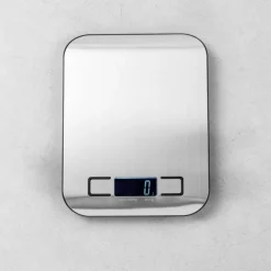 BASIC Bilancia Da Cucina Digitale Metallico, Argentato