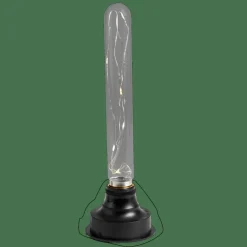 BATI Supporto Lampadina E Batteria E27 Nero
