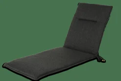 BAYA Cuscino Da Giardino Per Sdraio Nero