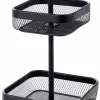 BLACK LUNAR Cesto Ovale 2 Pezzi Nero