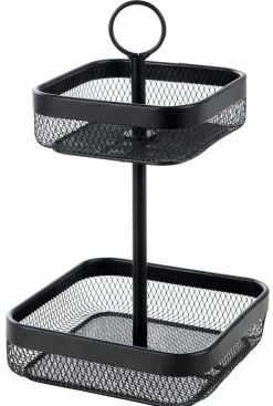 BLACK LUNAR Cesto Ovale 2 Pezzi Nero