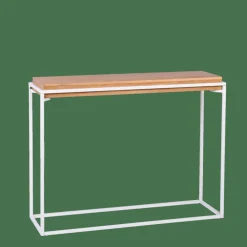 BLOK Mobile Consolle Bianco, Naturale