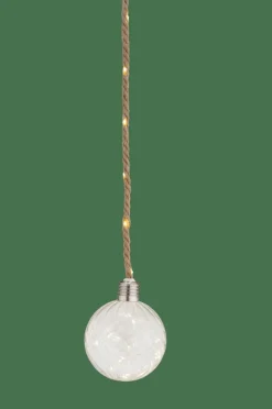 BLOXEM Pallina Decorativa 20 Luci Led Trasparente