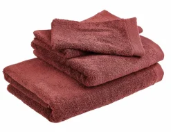 B-LUX Tappetino Bagno Bordeaux