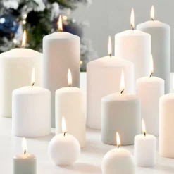BOLA Candela Sferica Bianco