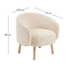 BOLI Poltrona W Seduta: 67,5cm