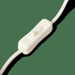 BOUCLE LUME Lampada Da Tavolo Bianco