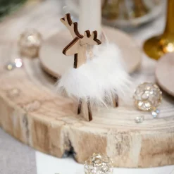 BUCK Decorazione Soprammobile Bianco