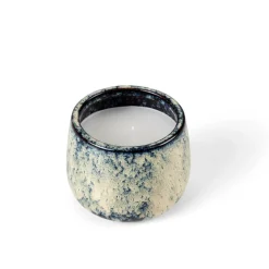 CERAMIC Candela In Vaso Blu