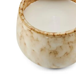CERAMIC Candela In Vaso Beige