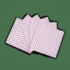 CHEVRON Set Di 20 Tovaglioli Viola