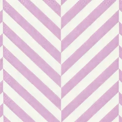 CHEVRON Set Di 20 Tovaglioli Viola