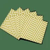 CHEVRON Set Di 20 Tovaglioli Verde