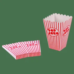 CINEMA Bicchiere Popcorn Set Di 8 Bianco, Rosso