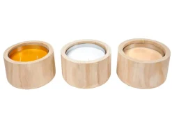CITRONELLA WOOD Candela Da Esterni Beige
