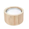CITRONELLA WOOD Candela Da Esterni Bianco