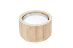 CITRONELLA WOOD Candela Da Esterni Bianco