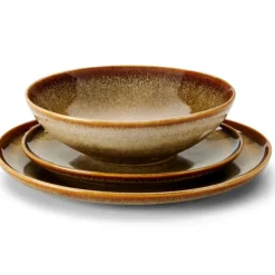COZY BROWN Piatto Fondo Marrone