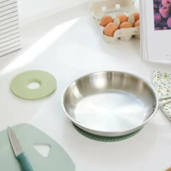 CUISINO Sottopentola Set Da 2 2 Colori Menta, Verde Scuro