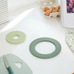 CUISINO Sottopentola Set Da 2 2 Colori Menta, Verde Scuro