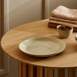EARTH MARL Piatto Dessert Crema
