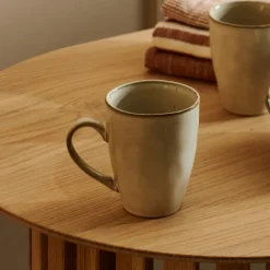 EARTH MARL Mug Con Manico 30 CL Crema