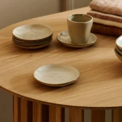 EARTH MARL Piatto Crema