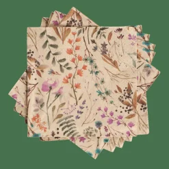 ECO DRIED FLOWER Set Di 20 Tovaglioli Multicolore