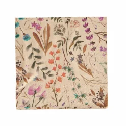 ECO DRIED FLOWER Set Di 20 Tovaglioli Multicolore