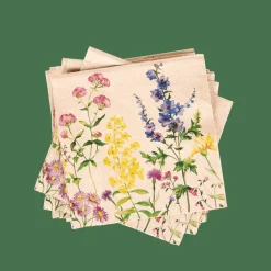 ECO FLORAL Set Di 20 Tovaglioli Vari Colori