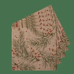 ECO HOLLY Set Di 20 Tovaglioli Multicolore