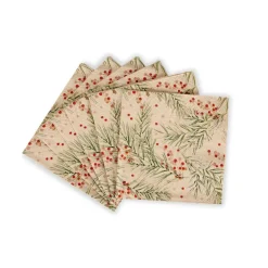 ECO HOLLY Set Di 20 Tovaglioli Multicolore