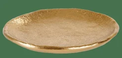ERBA Piatto Portacandele Dorato