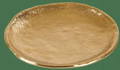 ERBA Piatto Portacandele Dorato
