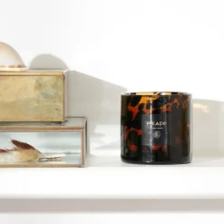 ESCAPE BLACK OUDH Candela Profumata Marrone, Ocra, Multicolore