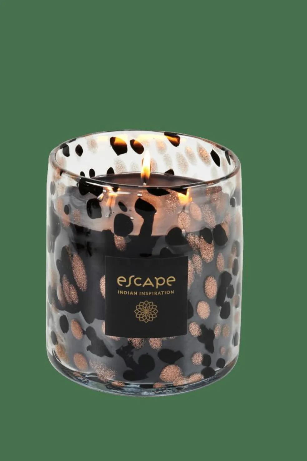 ESCAPE INDIAN INSPIRATION Candela Profumata Nero, Rame, Multicolore