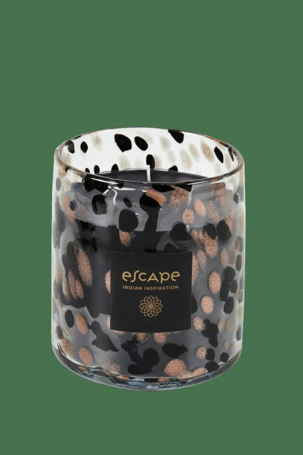 ESCAPE INDIAN INSPIRATION Candela Profumata Nero, Rame, Multicolore