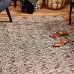 ETHNIC Tappeto Nero, Naturale