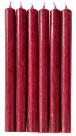 FINA Candele Set Di 6 Viola Chiaro