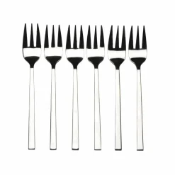 FINE Cucchiaini Antipasto Set Di 6 Argentato