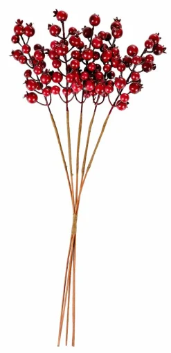 FOAM Zucche Decorative Set Di 12 Rosso